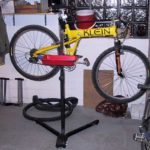 Mountainbike Montageständer und Werkzeugkoffer