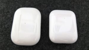 Größenvergleich Ladecase AirPods Pro und AirPods 2