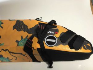 MSX-Satteltasche von der Seite mit Reflektor